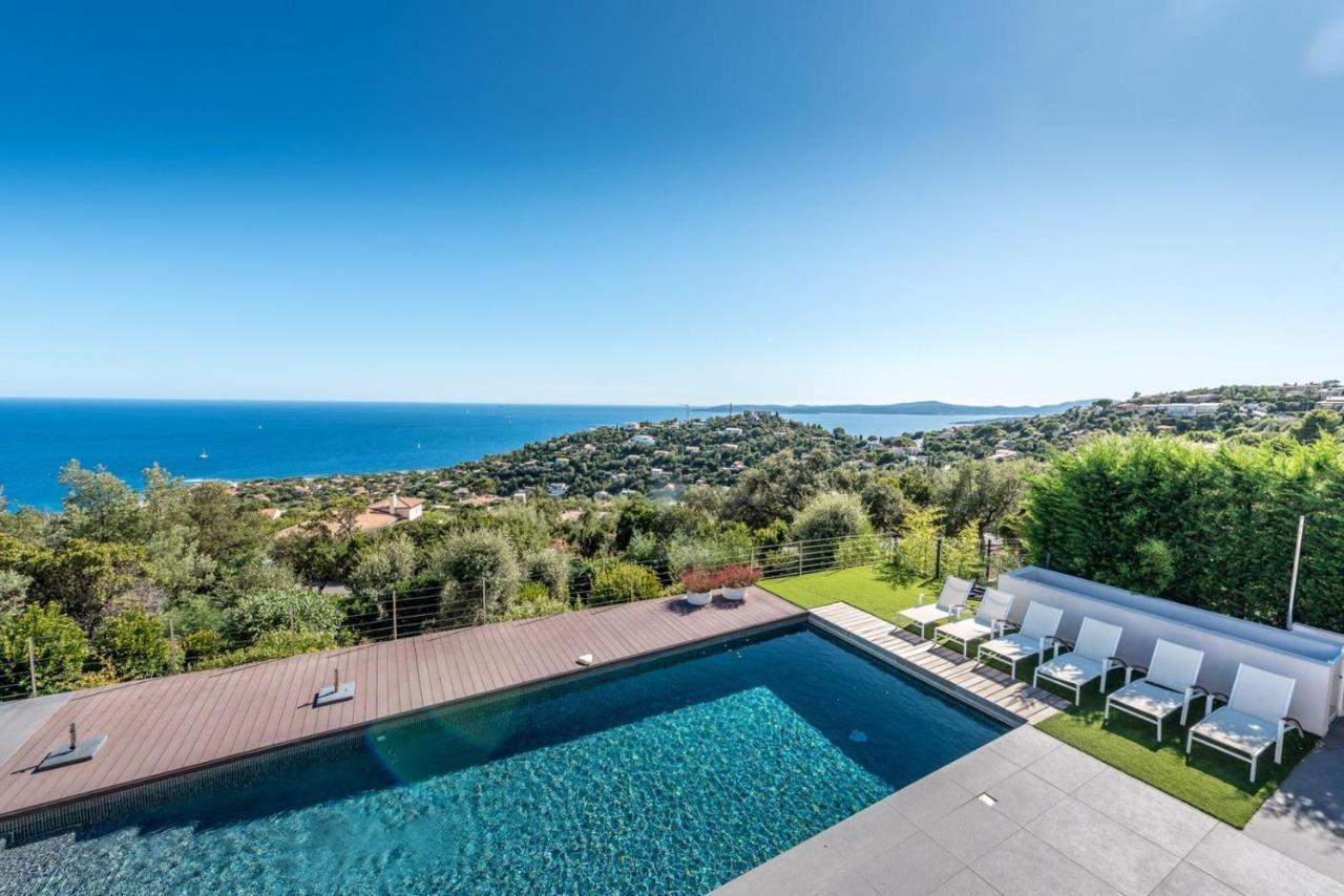 Vue Panoramique Sur La Baie De St Tropez Villa Les Issambres Luaran gambar